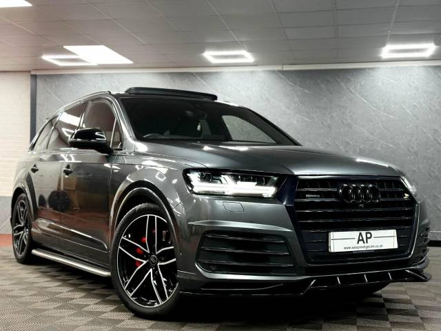 Audi Q7 3.0 TDI Quattro Black Edition 5dr Tip Auto HIGHEST SPEC 1 OWNER Estate Diesel Grey