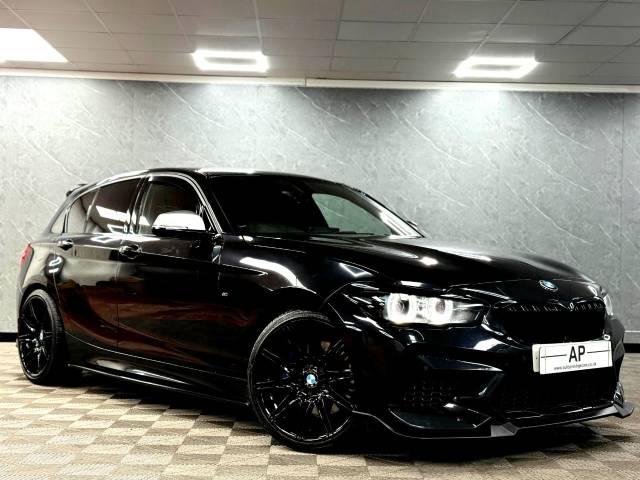 BMW 1 Series 3.0 M140i Shadow Edition 5dr Step Auto STAGE 2 PLUS 480 | M2 CONVERSION| HIGH FACTORY SPEC Hatchback Petrol Black
