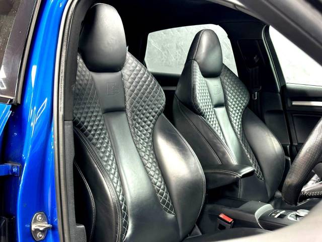 2018 Audi S3 2.0 TFSI Quattro Black Edition 4dr S Tronic HUGE SPEC ARRA BLUE PAN ROOF BUCKETS