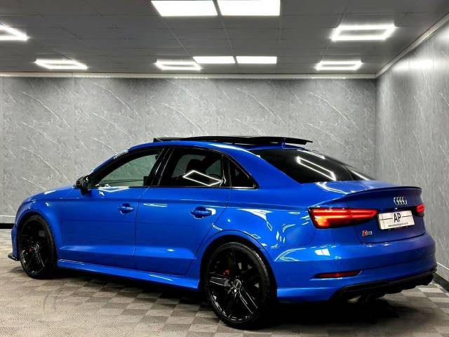 2018 Audi S3 2.0 TFSI Quattro Black Edition 4dr S Tronic HUGE SPEC ARRA BLUE PAN ROOF BUCKETS