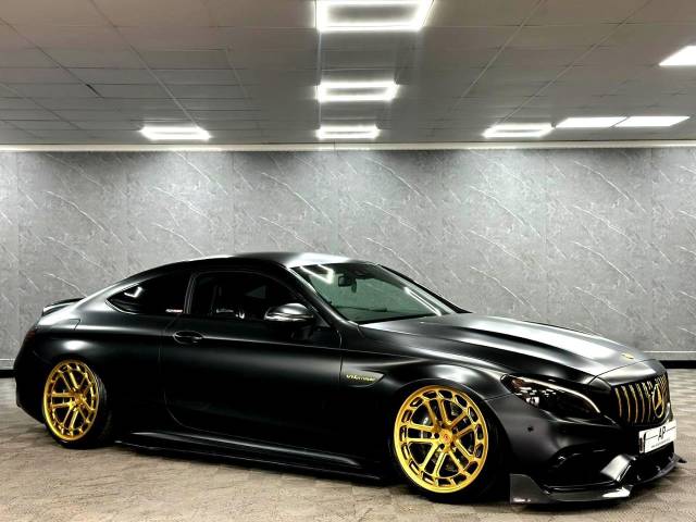 2016 Mercedes-Benz C 63 AMG 4.0 COUPE 2dr Auto S SPECIFICATION PURE TUNING 900 SHOW CAR 50K SPEND GOLD PLATED SIGNATURES ONE OFF