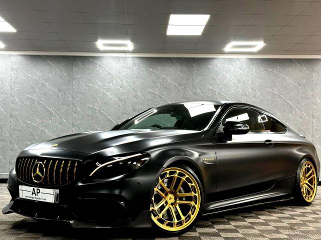 2016 Mercedes-Benz C 63 AMG 4.0 COUPE 2dr Auto S SPECIFICATION PURE TUNING 900 SHOW CAR 50K SPEND GOLD PLATED SIGNATURES ONE OFF