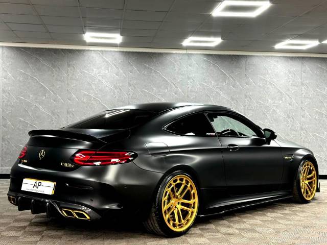 2016 Mercedes-Benz C 63 AMG 4.0 COUPE 2dr Auto S SPECIFICATION PURE TUNING 900 SHOW CAR 50K SPEND GOLD PLATED SIGNATURES ONE OFF