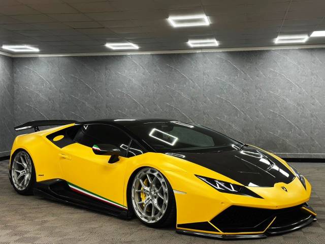 Lamborghini Huracan 5.2 LP 610-4 2dr LDF 50K UPGRADES GIALLO HORUS MATT FINISH CARBONNED PERF PERFORMANCE PACK Coupe Petrol Yellow
