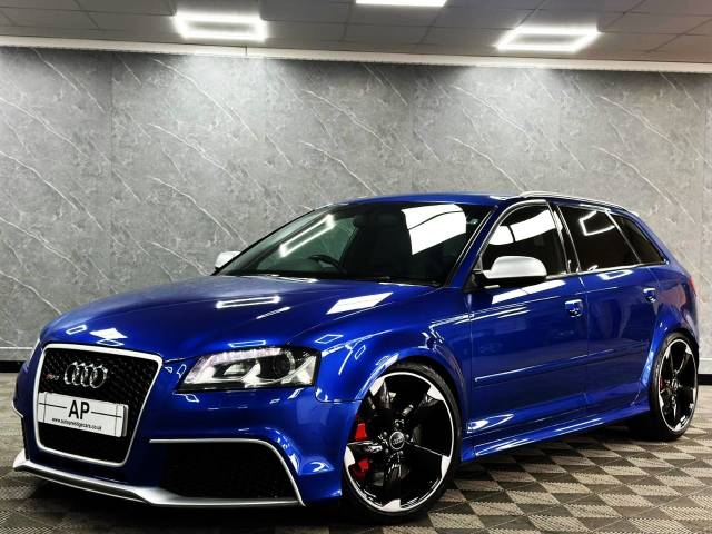 2012 Audi RS3 2.5T FSI Quattro 5dr SEPANG BLUE WING BACKS BILSTEINS BOSE MASSIVE HISTOR FILE BEST AROUND UK CAR