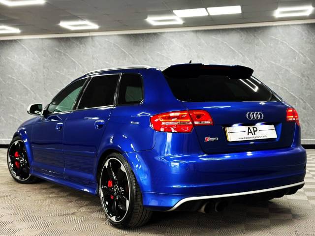 2012 Audi RS3 2.5T FSI Quattro 5dr SEPANG BLUE WING BACKS BILSTEINS BOSE MASSIVE HISTOR FILE BEST AROUND UK CAR