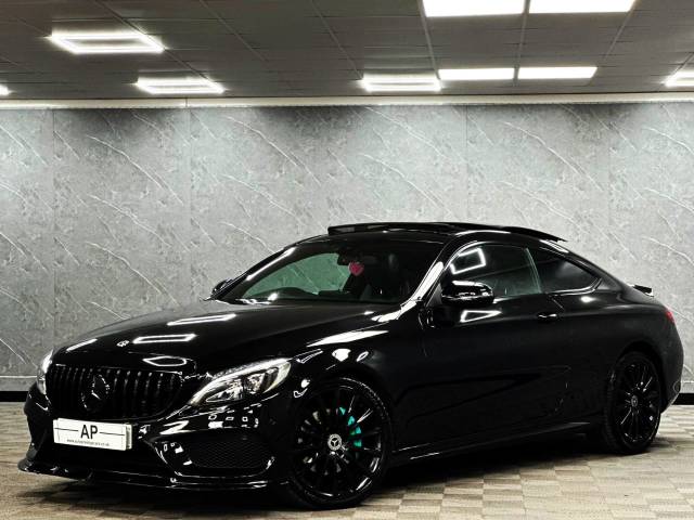 2016 Mercedes-Benz C Class 2.2 C220d COUPE PREMIUM PAN ROOF BUCKETS KNIGHT PACK BRABUS GRILL