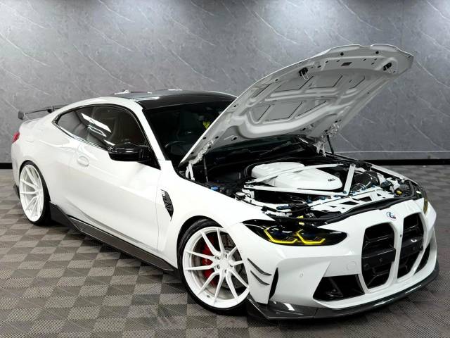 BMW M4 3.0 M4 Competition 2dr Step Auto STAGE 2 700BHP|CARBON BUCKETS|£30000 MODS SHOW CAR Coupe Petrol White