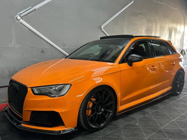 Audi RS3 2.5 TFSI RS 3 Quattro 5dr S Tronic 1 OF 4 EXCLUSIVE GLUT ORANGE OVER £12000 SPENT ON MODS Hatchback Petrol Orange