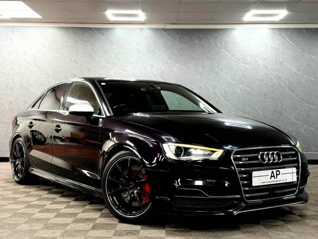 Audi S3 2.0 TFSI S Tronic quattro Euro 6 (s/s) 4dr PANTHER BLACK Saloon Petrol Black