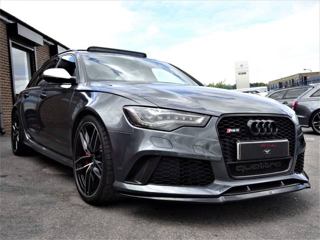 Audi RS6 4.0T FSI V8 Bi-Turbo QUATTRO 64 REG WITH CARBON PACK DYNAMIC PACK AND EXTRAS EXTENSIVE HISTORY FILE Estate Petrol Grey