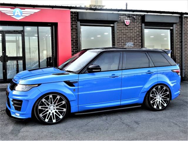 2014 Land Rover Range Rover Sport 3.0 HSE SDV6 BI-TURBO VZR-600 EDITION WIDE BODY LATEST VOODOO BLUE WITH EXTRAS