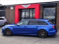 Audi RS6 4.0T FSI Quattro Performance 5dr Tip Auto 2018 MODEL AS BRAND NEW MASSIVE SPEC CARBON PACK PAN ROOF Estate Petrol Blue