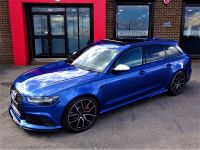 Audi RS6 4.0T FSI Quattro Performance 5dr Tip Auto 2018 MODEL AS BRAND NEW MASSIVE SPEC CARBON PACK PAN ROOF Estate Petrol Blue