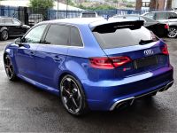 Audi RS3 2.5 TFSI Quattro 5dr S Tronic 65 REG SEPANG BLUE AUDI WARRANTY MAG RIDE DYNAMIC PACK SPORTS EXHAUST Hatchback Petrol Blue