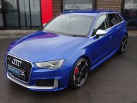 Audi RS3 2.5 TFSI Quattro 5dr S Tronic 65 REG SEPANG BLUE AUDI WARRANTY MAG RIDE DYNAMIC PACK SPORTS EXHAUST Hatchback Petrol Blue
