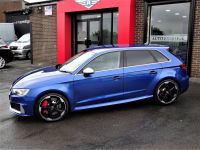 Audi RS3 2.5 TFSI Quattro 5dr S Tronic 65 REG SEPANG BLUE AUDI WARRANTY MAG RIDE DYNAMIC PACK SPORTS EXHAUST Hatchback Petrol Blue