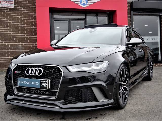 2017 Audi RS6 4.0T FSI Quattro RS 6 Performance 5dr Tip Auto CRYSTAL BLACK BRAND NEW 120 MILES ONLY 67 REG 2018