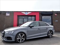 Audi RS3 2.5 TFSI Quattro S Tronic SALOON MASSIVE SPEC NARDO GREY 67 DESIGN PACK CERAMIC BRAKES Saloon Petrol Grey