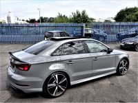 Audi RS3 2.5 TFSI Quattro S Tronic SALOON MASSIVE SPEC NARDO GREY 67 DESIGN PACK CERAMIC BRAKES Saloon Petrol Grey