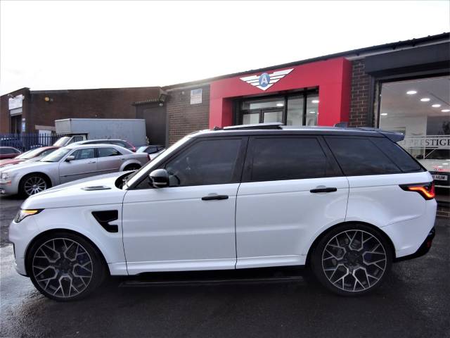 2017 Land Rover Range Rover Sport 5.0 V8 S/C SVR 5dr Auto MASSIVE SPECIFICATION OVER 10K WORTH FUJI WHITE