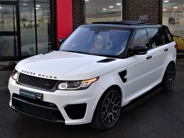 2017 Land Rover Range Rover Sport 5.0 V8 S/C SVR 5dr Auto MASSIVE SPECIFICATION OVER 10K WORTH FUJI WHITE