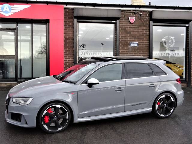 2016 Audi RS3 2.5 TFSI RS 3 Quattro 5dr S Tronic [Nav]MASSIVE SPEC NARDO GREY PAN ROOF DYNAMIC PACK