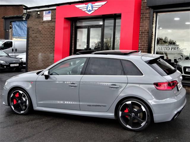 2016 Audi RS3 2.5 TFSI RS 3 Quattro 5dr S Tronic [Nav]MASSIVE SPEC NARDO GREY PAN ROOF DYNAMIC PACK