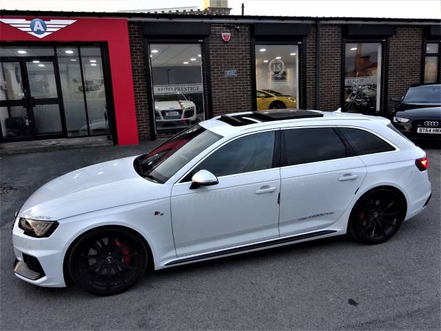 2018 Audi RS4 Avant 2.9 QUATTRO MASSIVE SPEC PEARL WHITE PAN ROOF VATQ