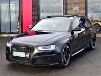 Audi RS4 4.2 FSI Quattro 5dr S Tronic MASSIVE SPECIFICATION BLACK PACK 63 REG Estate Petrol Black