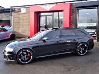 Audi RS4 4.2 FSI Quattro 5dr S Tronic MASSIVE SPECIFICATION BLACK PACK 63 REG Estate Petrol Black