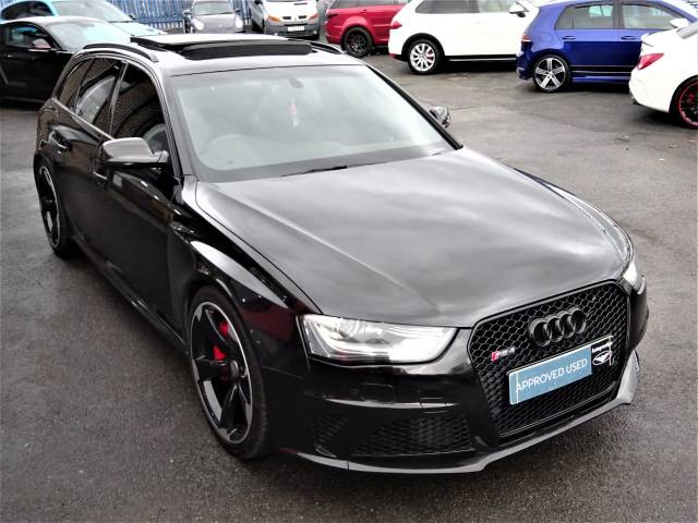 2013 Audi RS4 4.2 FSI Quattro 5dr S Tronic MASSIVE SPECIFICATION BLACK PACK 63 REG