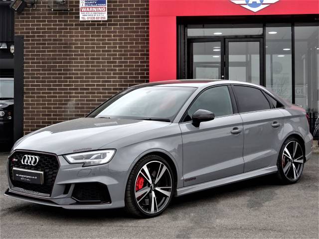 2018 Audi RS3 2.5 TFSI Quattro 4dr S Tronic WITH MASSIVE SPEC OVER 50K NEW LAST RETIRED OWNER NARDO GREY