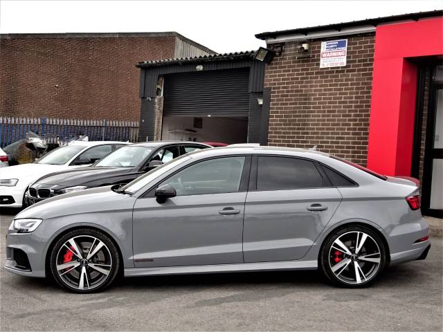 2018 Audi RS3 2.5 TFSI Quattro 4dr S Tronic WITH MASSIVE SPEC OVER 50K NEW LAST RETIRED OWNER NARDO GREY