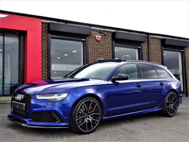 Audi RS6 4.0T FSI Quattro Performance AUDI EXCLUSIVE RS RACING BLUE WITH HUGH SPEC 2018 MODEL Estate Petrol Blue