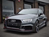 Audi RS3 2.5 TFSI RS 3 Quattro 4dr S Tronic WITH EXTRAS 68 REG AS NEW LOW MILEAGE CARBON AERO PACK Saloon Petrol Daytona Grey Pearl Effect
