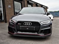 Audi RS3 2.5 TFSI RS 3 Quattro 4dr S Tronic WITH EXTRAS 68 REG AS NEW LOW MILEAGE CARBON AERO PACK Saloon Petrol Daytona Grey Pearl Effect