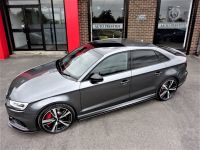 Audi RS3 2.5 TFSI RS 3 Quattro 4dr S Tronic WITH EXTRAS 68 REG AS NEW LOW MILEAGE CARBON AERO PACK Saloon Petrol Daytona Grey Pearl Effect