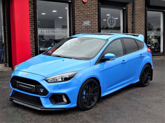 Ford Focus RS 2.3 EcoBoost 5dr WITH EVERY EXTRA NITRO BLUE 66 REG MOUNTUNE 375 SHELL SEATS SUNROOF Hatchback Petrol Blue