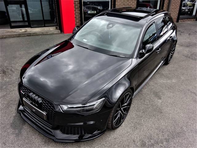 Audi RS6 4.0T FSI Quattro RS 6 Performance 5dr Tip Auto MYTHOS BLACK HUGH SPEC 1 OWNER Estate Petrol Black