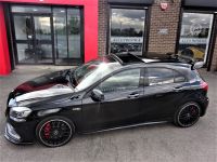 Mercedes-Benz A Class 2.0 A45 4Matic Premium 5dr Auto WITH EXTRAS AND EXTENDED WARRANTY Hatchback Petrol Black