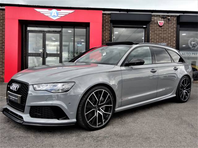 2017 Audi RS6 4.0 FSI Quattro Performance HIGH SPEC MATT NARDO GREY 105K NEW 1 OWNER MILTEKS CARBON BRAKES