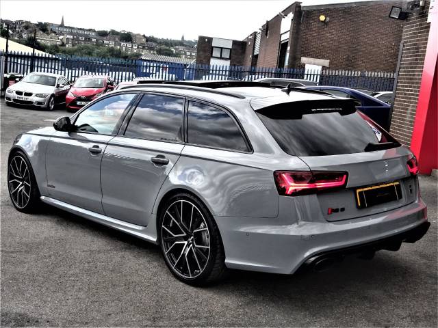 2017 Audi RS6 4.0 FSI Quattro Performance HIGH SPEC MATT NARDO GREY 105K NEW 1 OWNER MILTEKS CARBON BRAKES