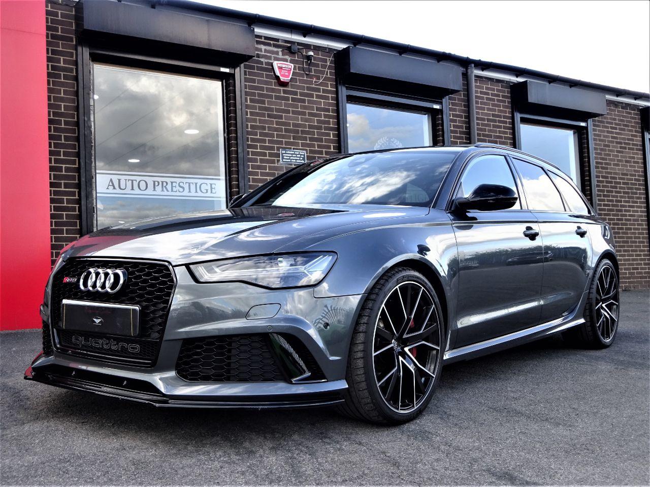 Audi RS6 4.0 RS 6 Performance 5dr Tip Auto 1 OWNER WITH HUGH SPEC DAYTONA GREY DYNAMIC PACK 2 YEAR WARRANTY Estate Petrol Grey at Autoprestige Bradford
