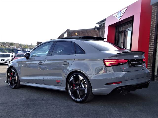 2019 Audi RS3 2.5 TFSI 400 Quattro Audi Sport Ed 4dr S Tronic BRAND NEW NARDO GREY VATQ FINE RED LEATHER