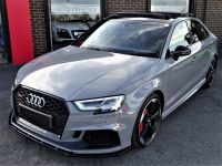 Audi RS3 2.5 TFSI 400 Quattro Audi Sport Ed 4dr S Tronic BRAND NEW NARDO GREY VATQ FINE RED LEATHER Saloon Petrol Nardo Grey