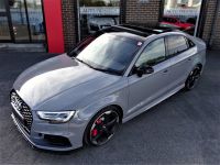 Audi RS3 2.5 TFSI 400 Quattro Audi Sport Ed 4dr S Tronic BRAND NEW NARDO GREY VATQ FINE RED LEATHER Saloon Petrol Nardo Grey