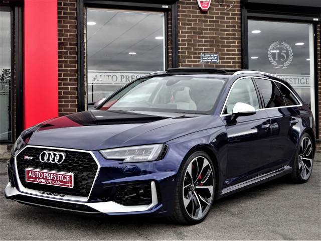 Audi RS4 2.9 TFSI Quattro HUGH SPECIFICATION PAN ROOF BANG OLUFSEN BUCKETS 360 CAMERAS ADAPTIVE CRUISE Estate Petrol Blue