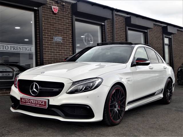 Mercedes-Benz C Class 4.0 C63 S Premium 4dr Auto WITH PAN ROOF JUST HAD 2500 SPENT AT MB Saloon Petrol White