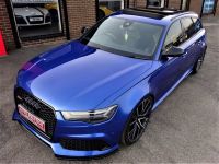 Audi RS6 4.0T FSI Quattro Performance AKRAPOVIC MASSIVE SPEC 67 REG LOW MILEAGE OVER 10K EXTRAS Estate Petrol Sepang Blue Pearl Effect